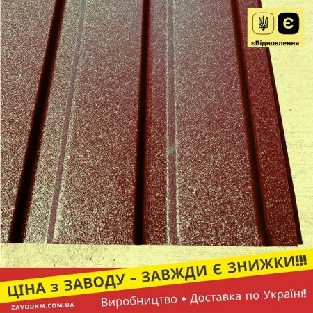 Polistil Металопрофіль Профнастил 3005 Ral Матовий 0,42